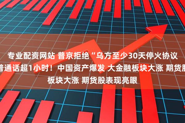 专业配资网站 普京拒绝“乌方至少30天停火协议” 与特朗普通话超1小时！中国资产爆发 大金融板块大涨 期货股表现亮眼